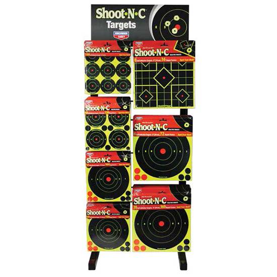 B/C SNC-PD Shoot-N-C Pro Target Display Assortment 78 Count