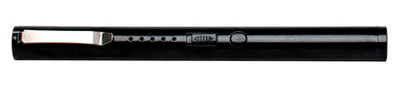 Uzi Stun Pen Black Aluminum Rechargeable Built-In Battery Safety Switch