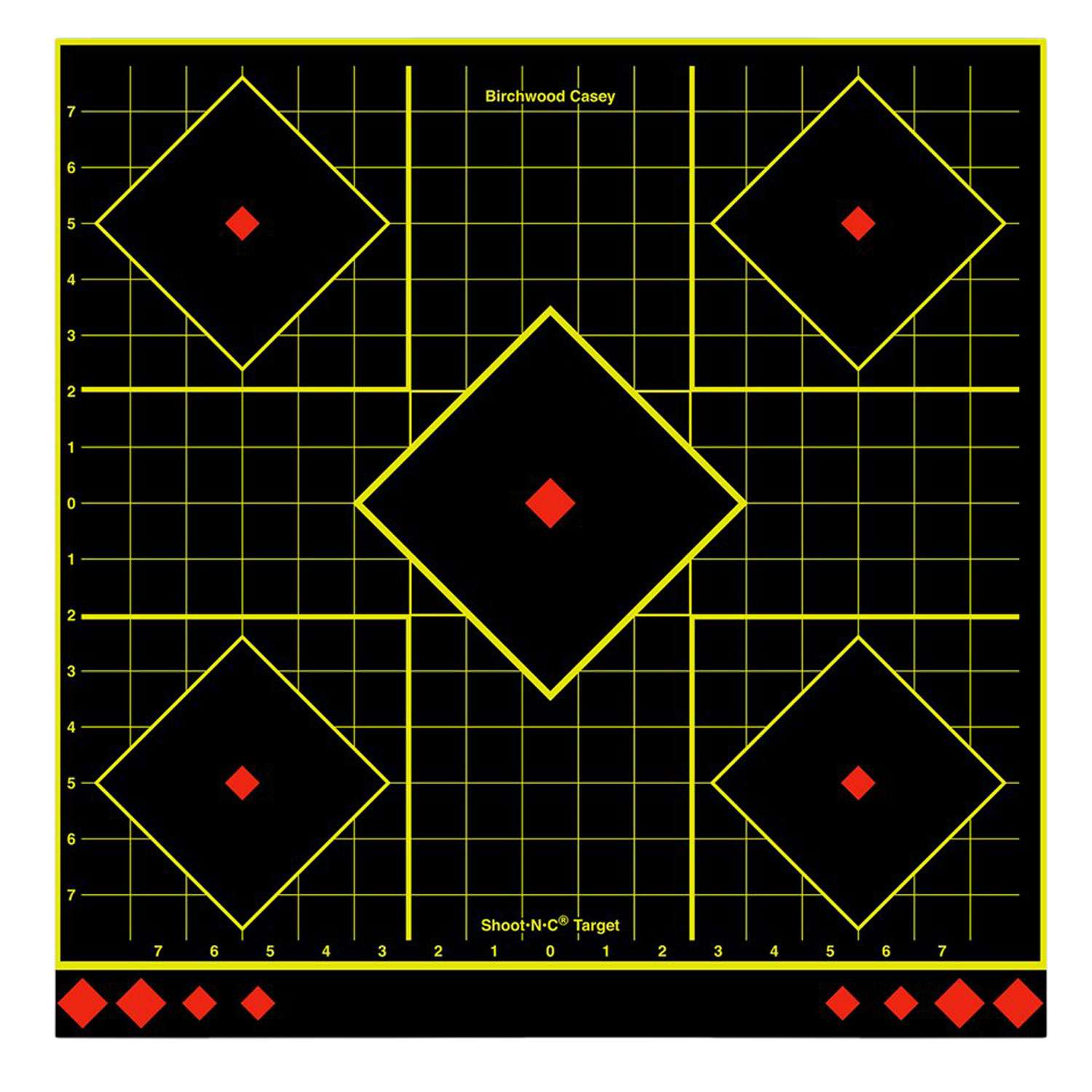 Birchwood Casey Shoot-N-C 17.75" Sight-In Reactive Range Target 100 Count