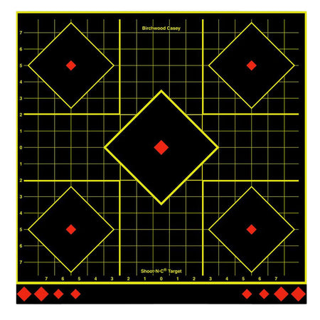 Birchwood Casey Shoot-N-C 17.75" Sight-In Reactive Range Target 100 Count