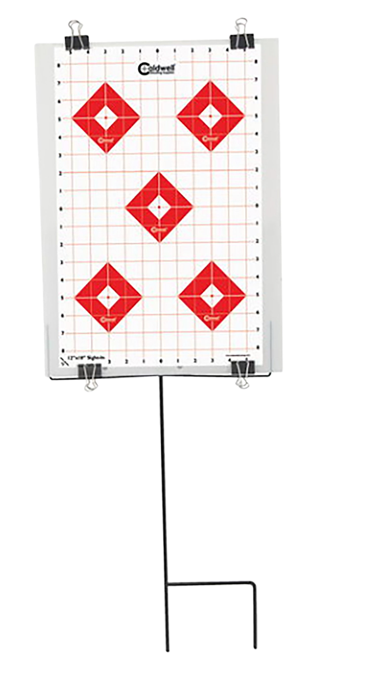 Caldwell Ultra Portable Range Target Stand Kit with Silhouette Shapes and Sight-In Targets