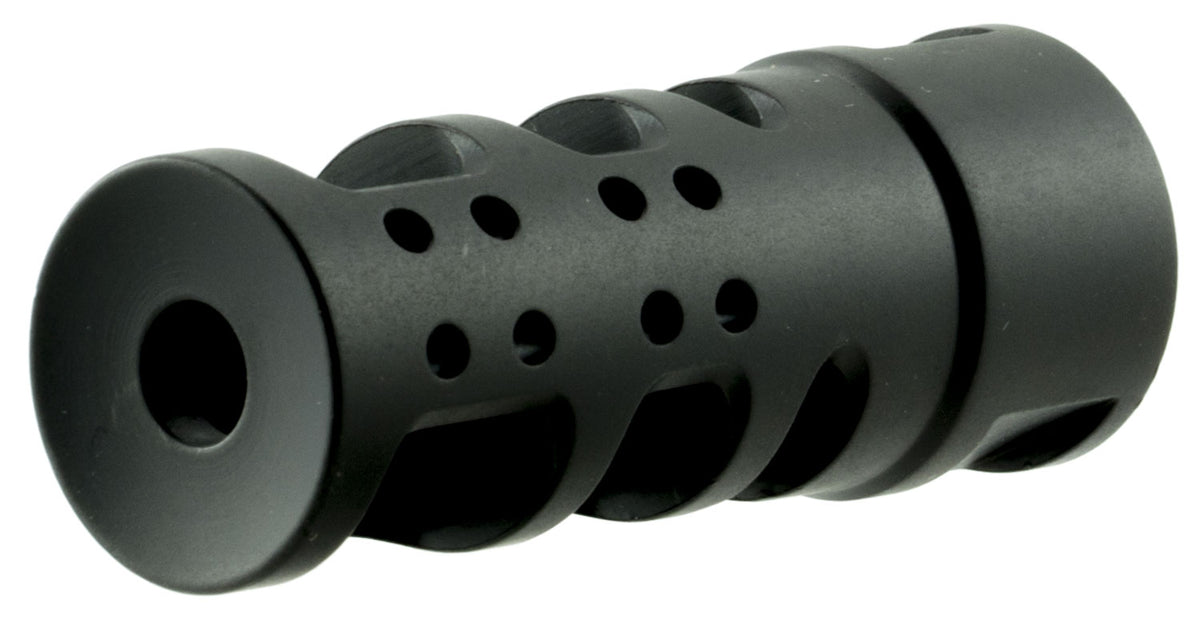 Spikes R2 Muzzle Brake SBV1065 Black Nitride 416R Stainless for 5.56 NATO 1/2-28 Threaded Barrels