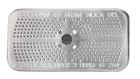 Lockdown 222555 40 Gram Silver Silica Gel Gun Safe Dehumidifier Rechargeable