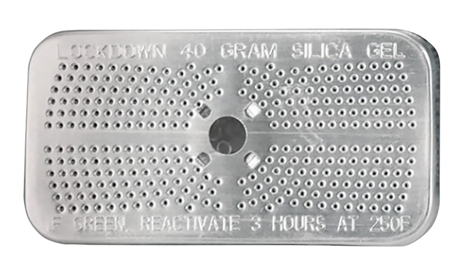 Lockdown 222555 40 Gram Silver Silica Gel Gun Safe Dehumidifier Rechargeable
