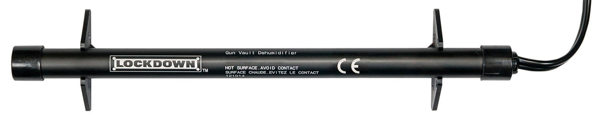 Lockdown 1071006 12 Inch Black 110V Dehumidifier Rod Eliminates Gun Safe Humidity