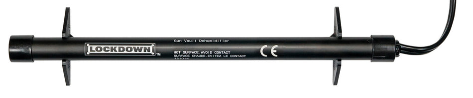 Lockdown 1071006 12 Inch Black 110V Dehumidifier Rod Eliminates Gun Safe Humidity