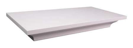 Lockdown 1117247 White Wood Concealment Shelf LED Lit Hidden Compartment 2 Handguns