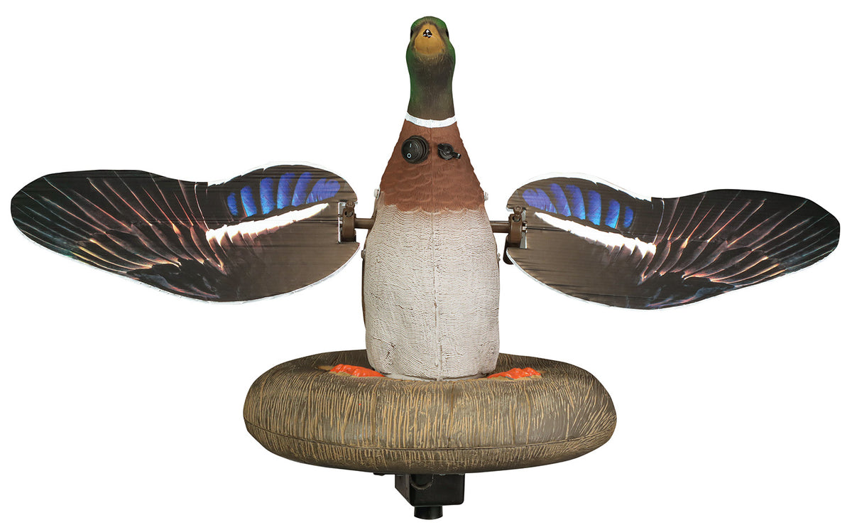 Higdon XS Floating Flasher Mallard Drake Motion Decoy Multi-Color - 12V Li-ion, External Charge Port