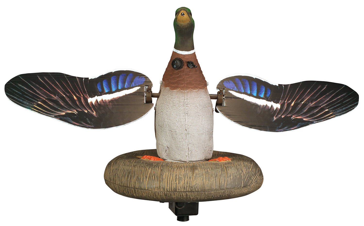 Higdon XS Floating Flasher Mallard Drake Motion Decoy Multi-Color - 12V Li-ion, External Charge Port