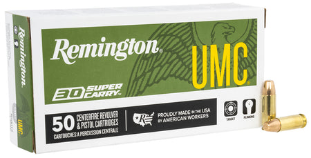 Remington 30 Super Carry UMC Handgun Ammo 100gr. FMJ
