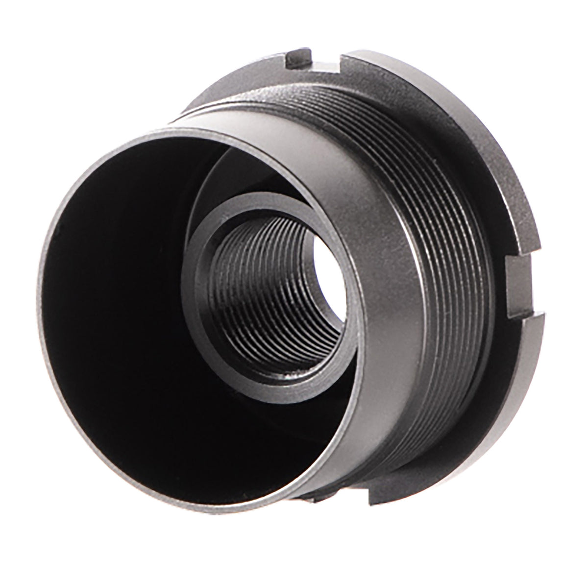 Dead Air DA410 Black Cerakote Ghost Fixed Mount 1/2"-28 tpi for Ghost-M Wolfman Wolf-9SD