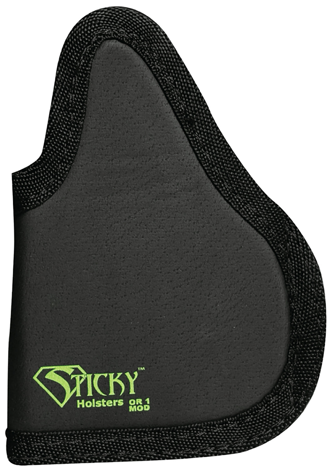 Sticky Holsters OR-1 Modified Black/Green Latex Free Rubber IWB Holster Sig P938 Light/Laser Ready Ambidextrous