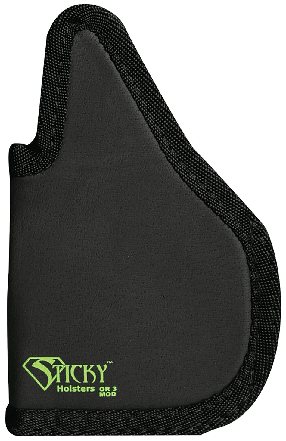 Sticky Holsters OR-3 Modified Black/Green Rubber Holster for Sig P365XL with Optic & Laser Ambidextrous