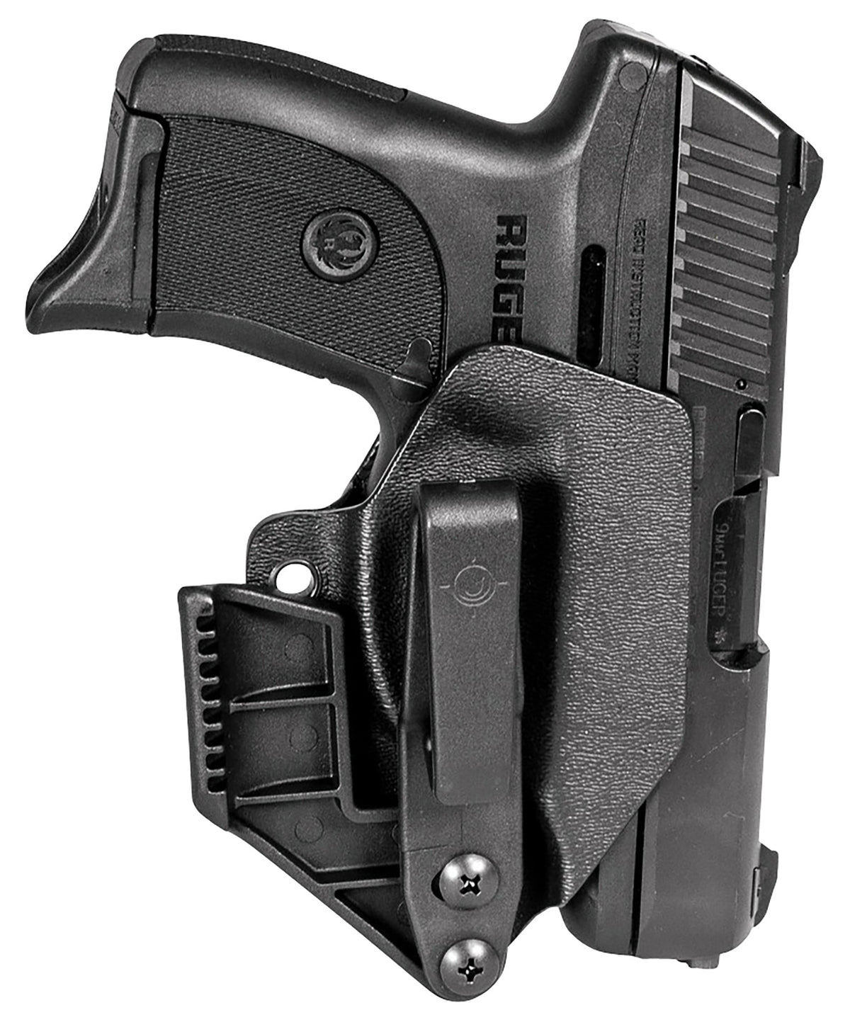 Mission First Tactical Minimalist IWB Ambidextrous Holster for Ruger EC9/EC9s/LC9/LC9s Black Polymer H2RUEC9AIWBM
