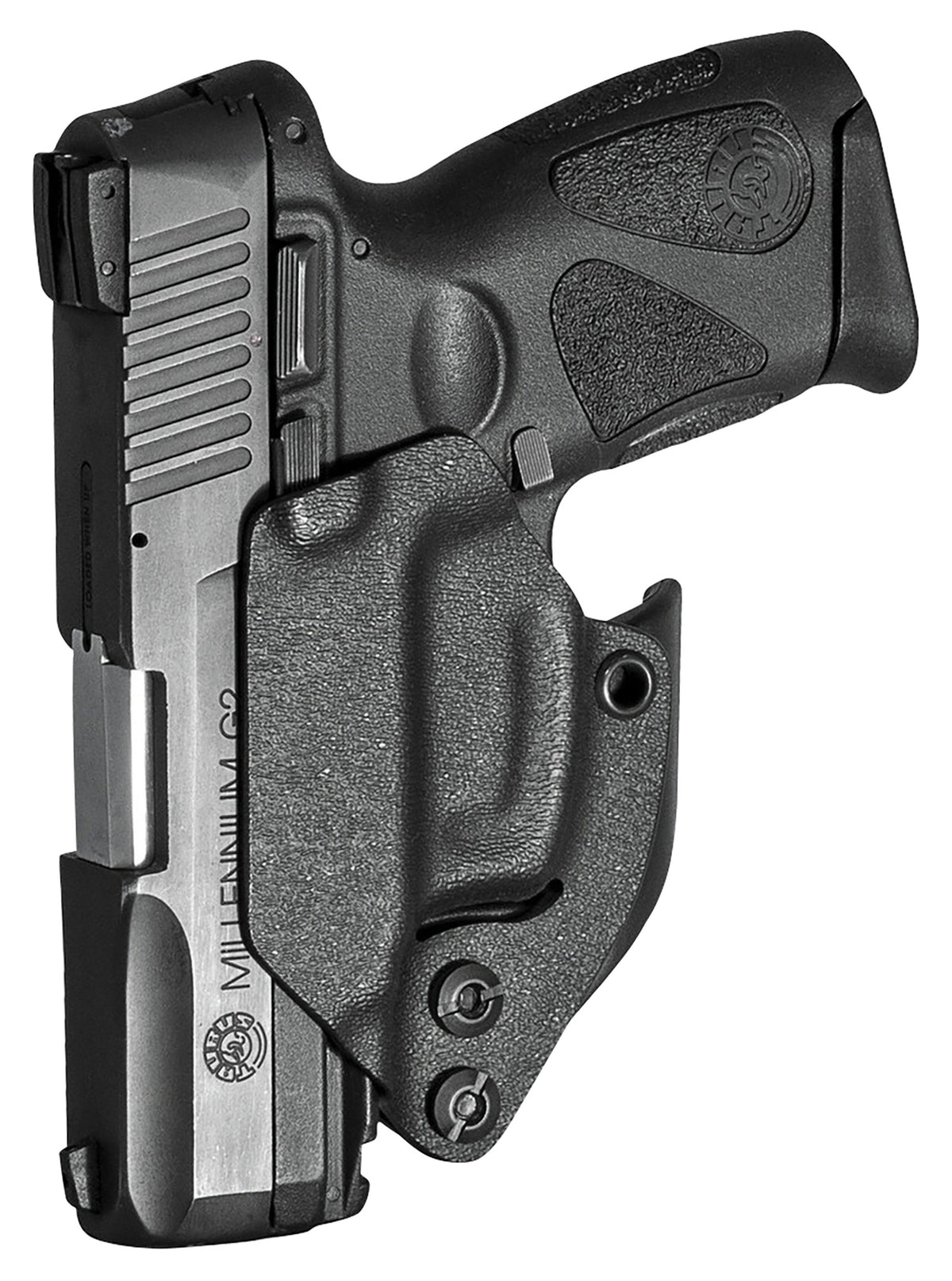 MFT Minimalist IWB/Appendix Holster Black Polymer Belt Clip for Taurus PT111 G2 G3 Series Ambidextrous