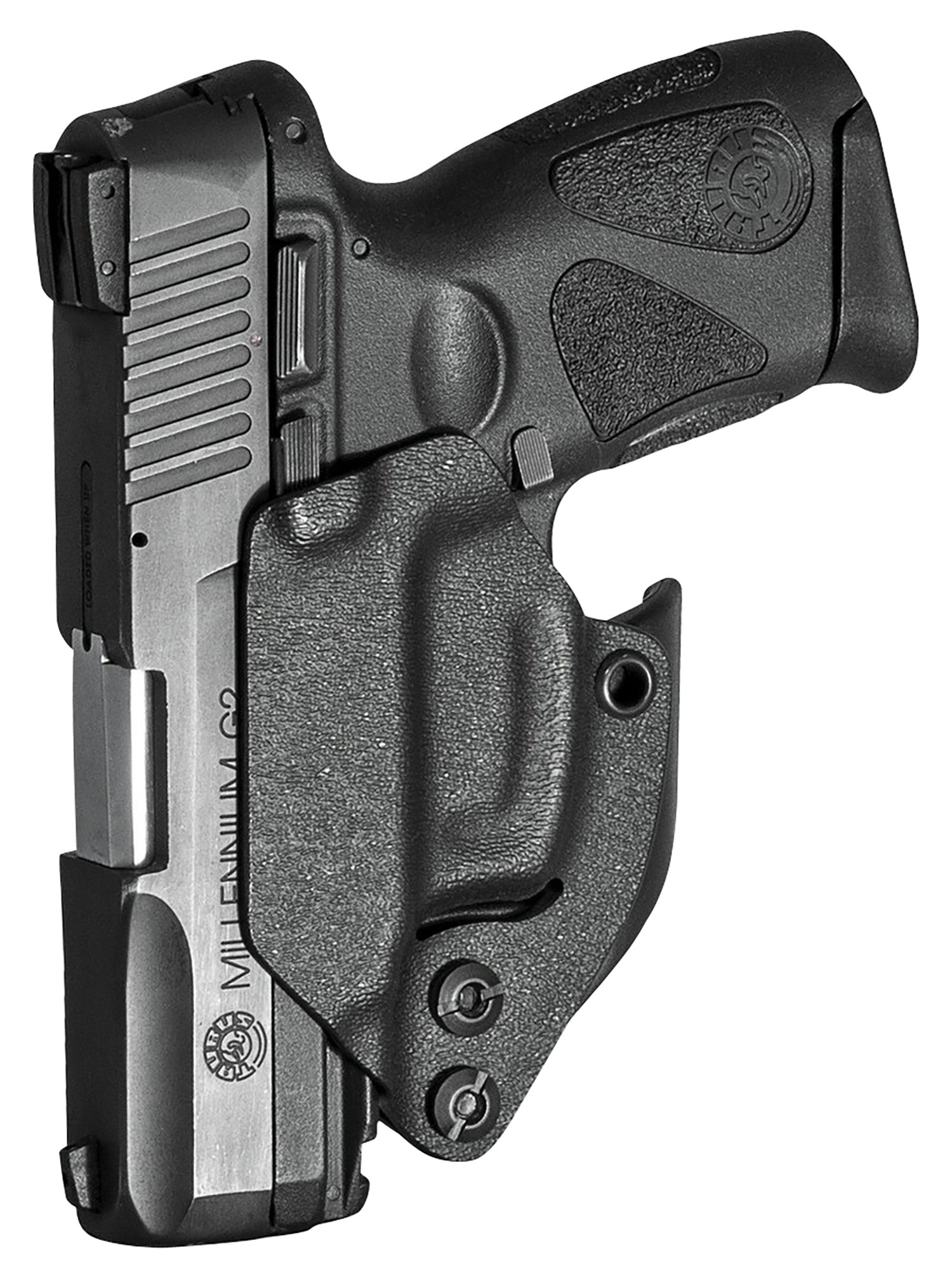 MFT Minimalist IWB/Appendix Holster Black Polymer Belt Clip for Taurus PT111 G2 G3 Series Ambidextrous