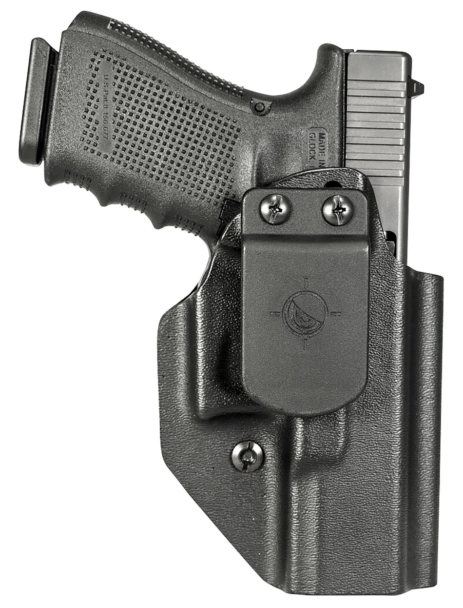 MFT Polymer Appendix and Waistband Holster with Belt Clip Fits Glock 19 23 44 Ambidextrous Black