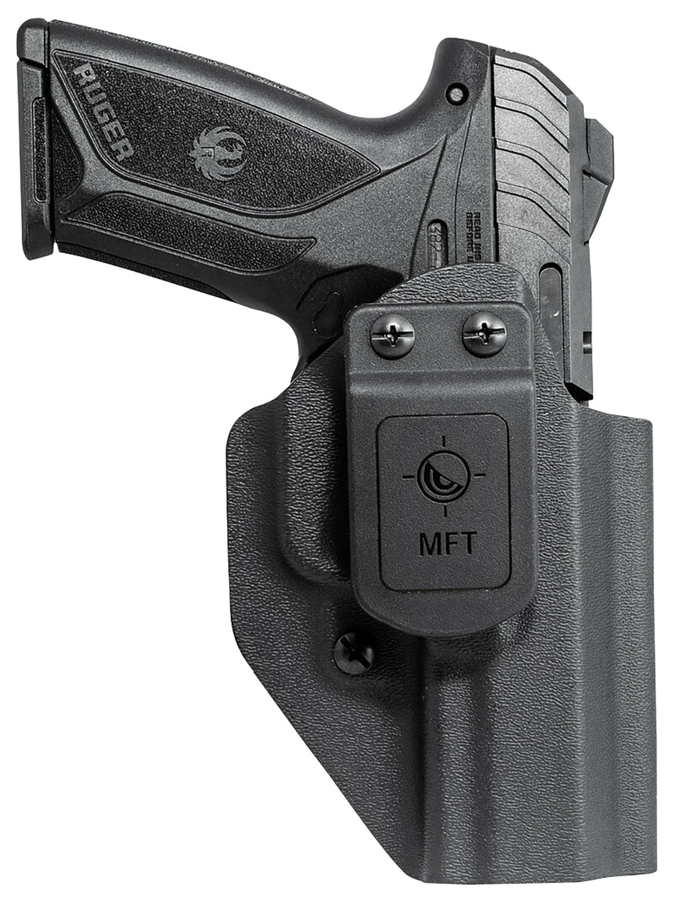 MFT Polymer Appendix and Waistband Holster Tuckable Belt Clip Fits Ruger Security-9 Ambidextrous Black