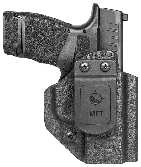 MFT Polymer IWB OWB Appendix Holster Tuckable Belt Clip Springfield Hellcat Micro OSP 9mm Ambidextrous Black