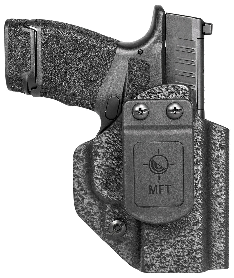 MFT Polymer IWB OWB Appendix Holster Tuckable Belt Clip Springfield Hellcat Micro OSP 9mm Ambidextrous Black