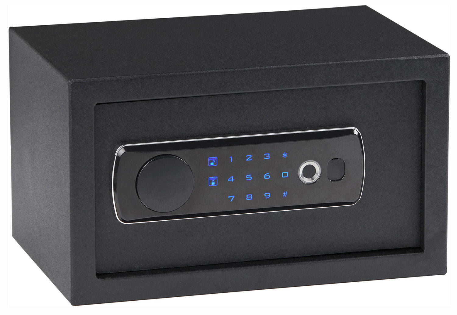 Bulldog BD5010 Duo Biometric & LED Keypad Pistol Vault Key Override Black Powder Coat Steel Holds 1 Handgun