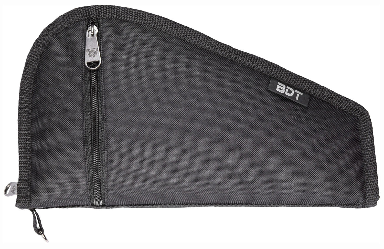 Bulldog BDT620B Deluxe Pistol Case Black Water-Resistant Nylon 12"L x 6"H Quilted Lining