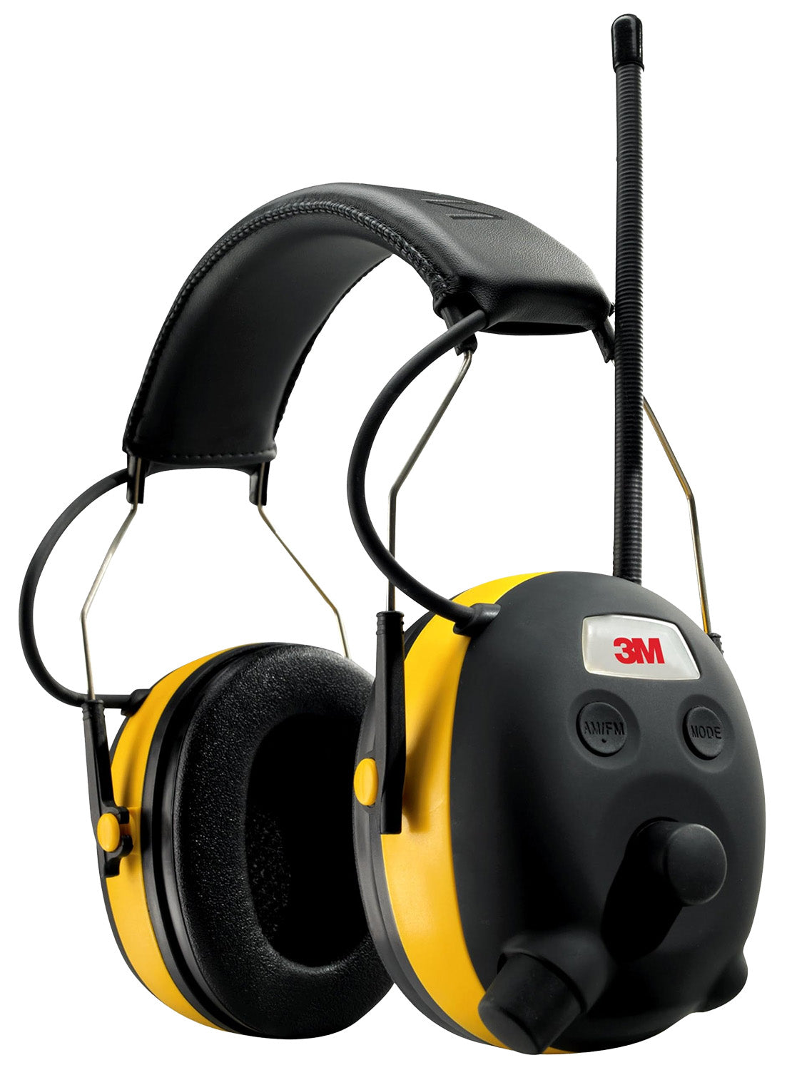 Peltor 90541H1DCPS WorkTunes 24 dB NRR AM/FM Hearing Protector Over the Head Yellow/Black