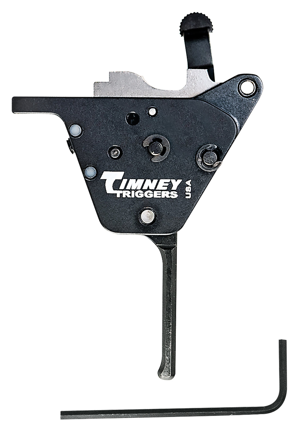 Timney CZ457ST Adjustable Straight Replacement Trigger 10 oz-2 lb Black Oxide CZ 457