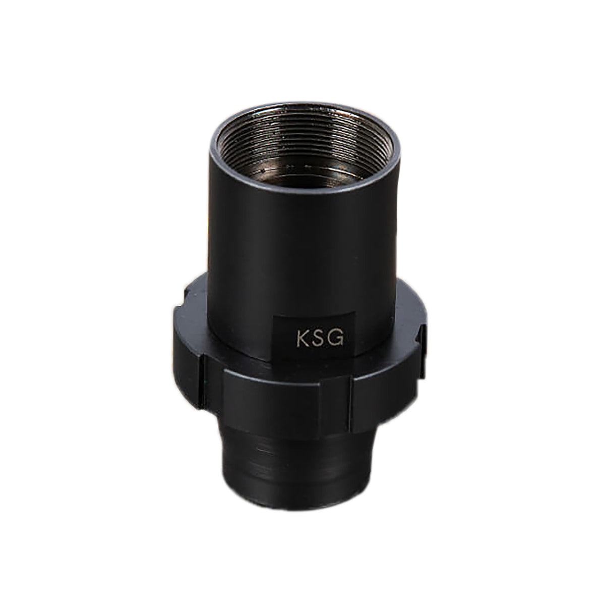 SilencerCo AC1347 12 Gauge KSG Shotgun Echo Choke Adapter for Salvo 12 Suppressor Black