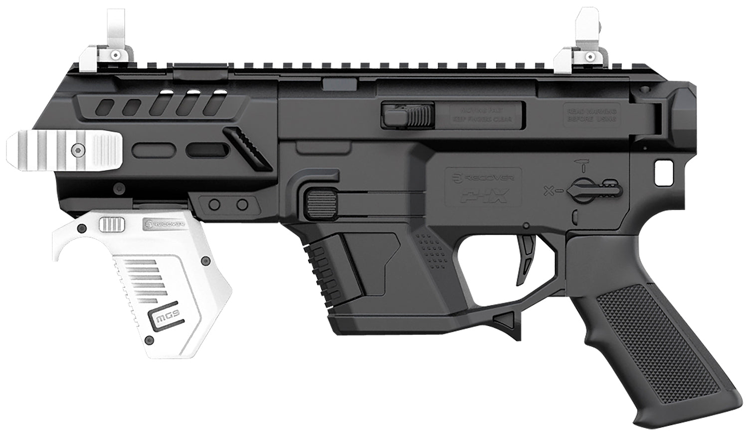 Recover Tactical PIXPB01 P-IX Glock AR Platform Kit Black Glass-Reinforced Polymer