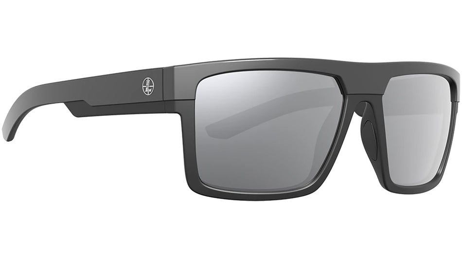 Leupold Becnara Ballistic-Rated Eyewear Shadow Gray Flash Lens Polycarbonate Black Frame