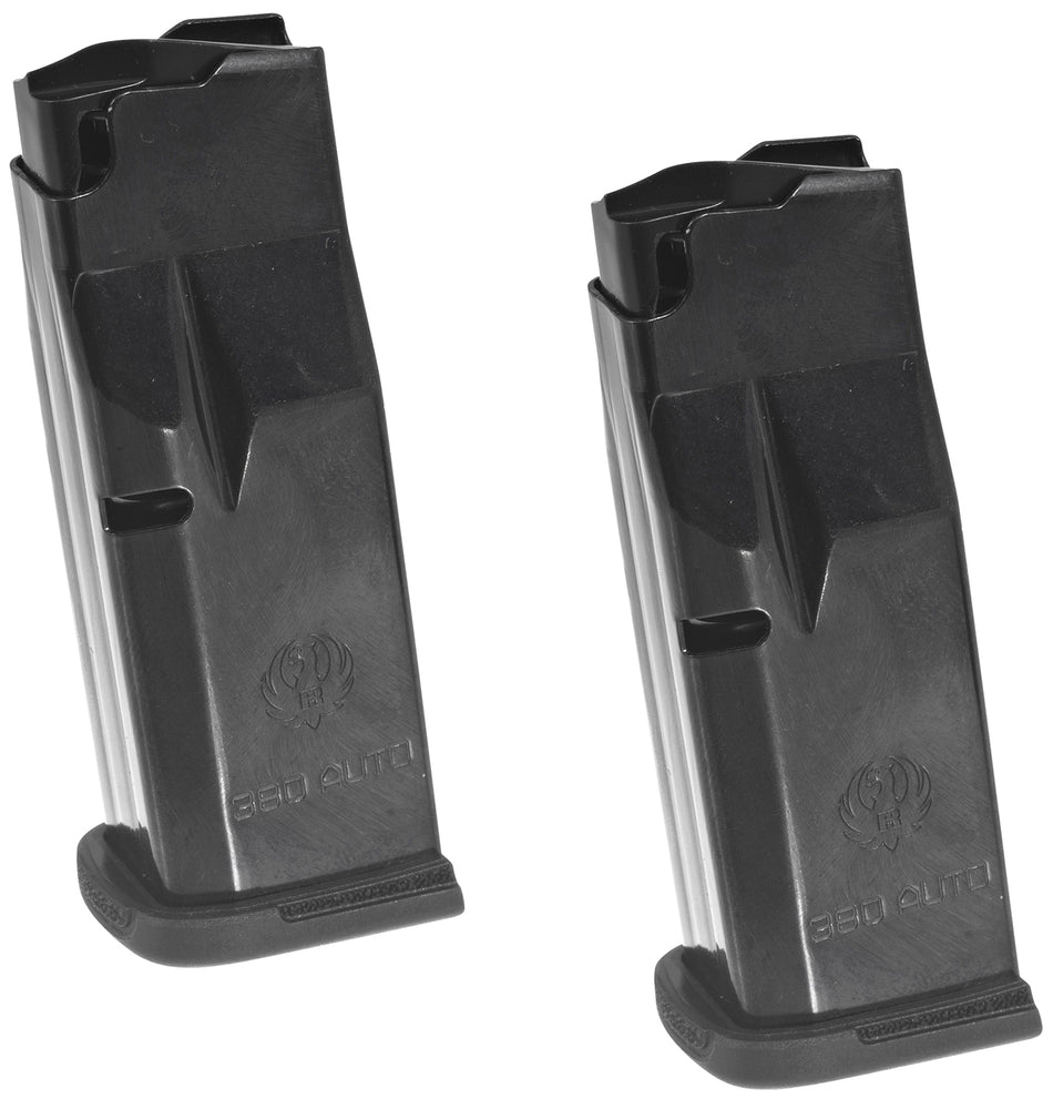 Ruger LCP Max 10-Round .380 ACP Blued Steel Factory Magazines 2 Pack (90735)