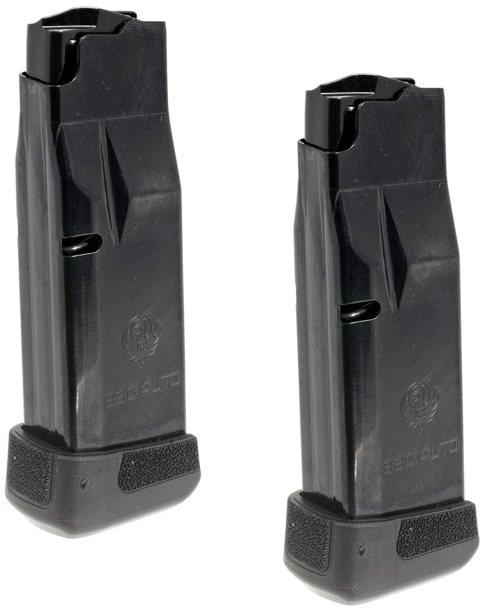 Ruger LCP Max 12-Round .380 ACP Blued Steel Magazines 2 Pack (90736)