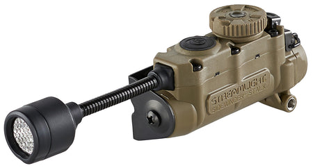 Streamlight Sidewinder Stalk Coyote Multi-Fuel Helmet Light White/Red/Green/Blue/IR 28M Beam
