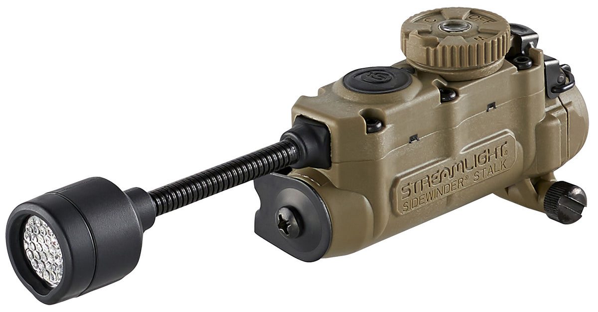 Streamlight Sidewinder Stalk Flexible Stalk Tactical Helmet Light Coyote IR LED