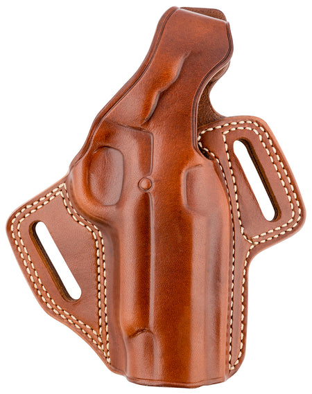 Galco Fletch OWB Belt Slide Holster FL266R Tan Leather 4"-4.25" 1911 RH