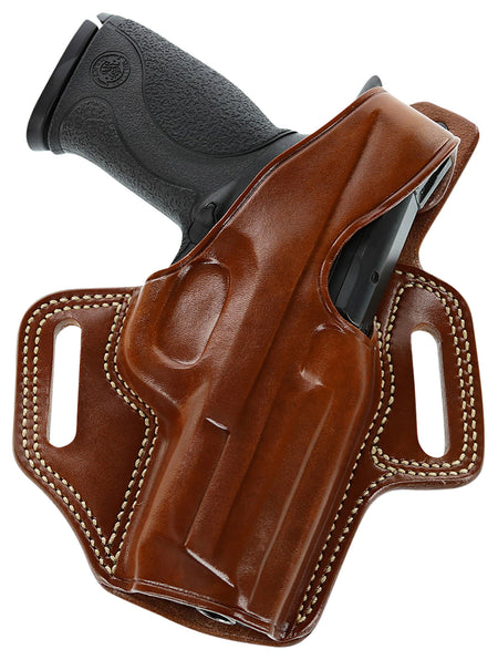 Galco Fletch OWB Belt Slide Holster FL652R Tan Leather S&W Shield / Ruger Max-9 / FN 503 RH