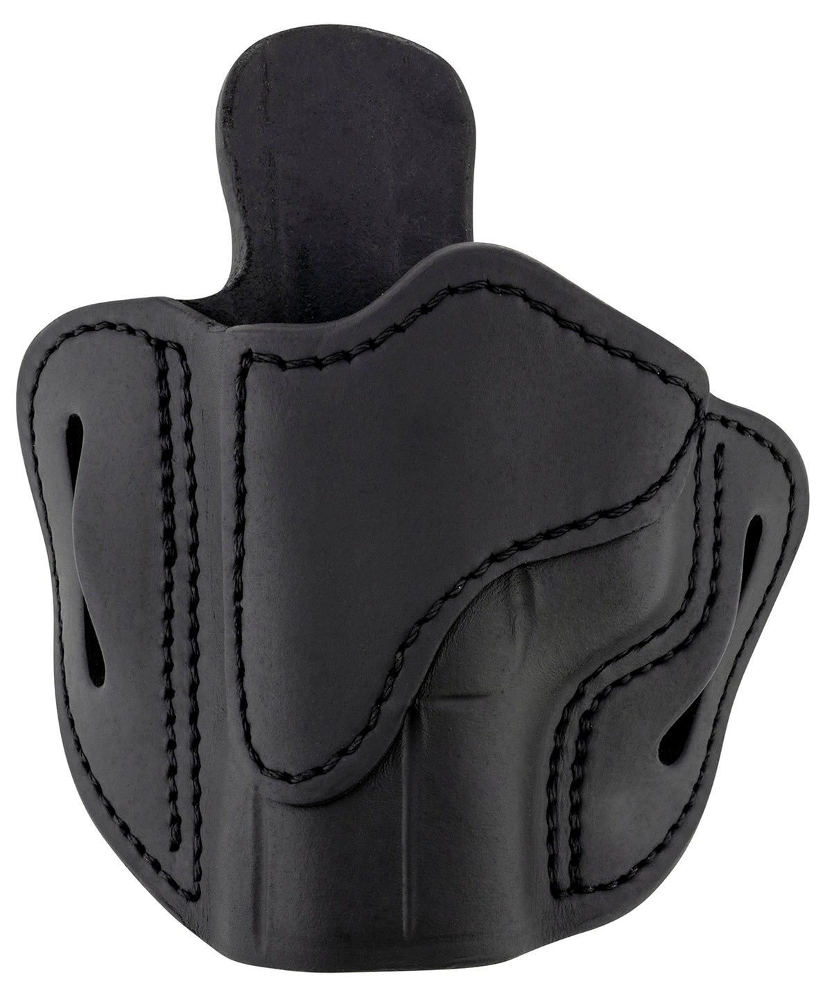 1791 Optic Ready OWB Holster Size 2.1 Stealth Black Leather Belt Slide Compatible w/Glock 17/S&W M&P Shield/Springfield XD LH