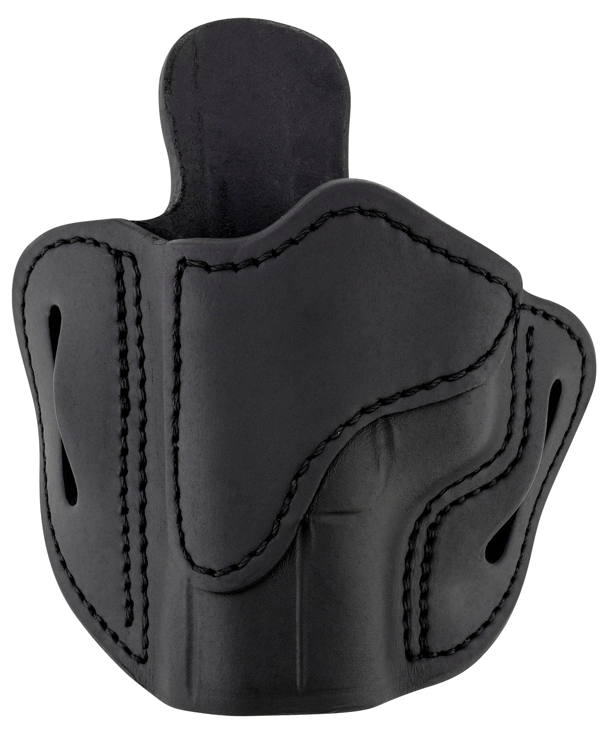 1791 Optic Ready OWB Holster Size 2.1 Stealth Black Leather Belt Slide Compatible w/Glock 17/S&W M&P Shield/Springfield XD LH