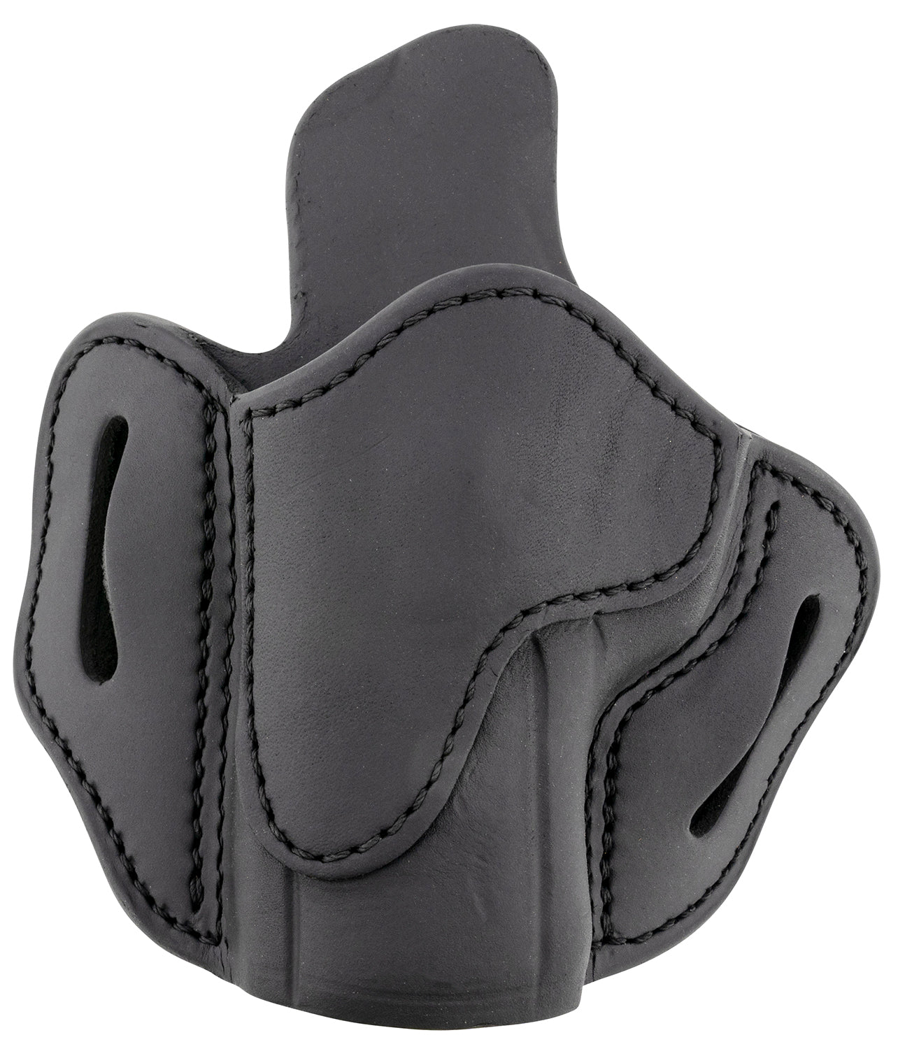 1791 Gunleather BH2.4S Stealth Black Leather OWB Holster, Optic Ready, Size 2.4S, Left Hand for FN 509/HK VP9SK