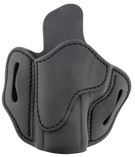 1791 Gunleather BH2.4S Stealth Black Leather OWB Holster, Optic Ready, Size 2.4S, Left Hand for FN 509/HK VP9SK