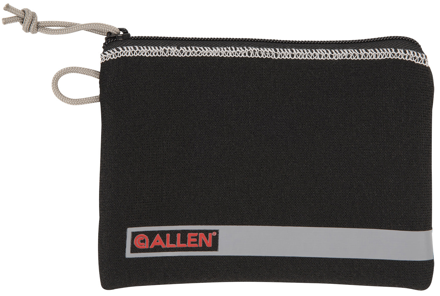 Allen 3626 Compact Pistol Pouch Black with Lockable Zippers, Fleece Lining & Writeable ID Label 5"x7"