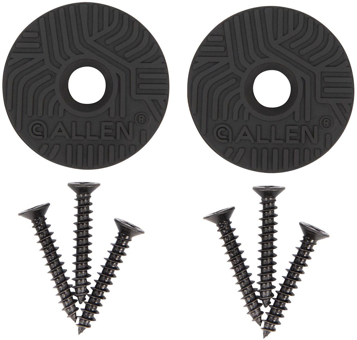 Allen 5649 2-Pack Rare Earth Disc Magnets Black Coated Screw-Mount for Firearms and Tools