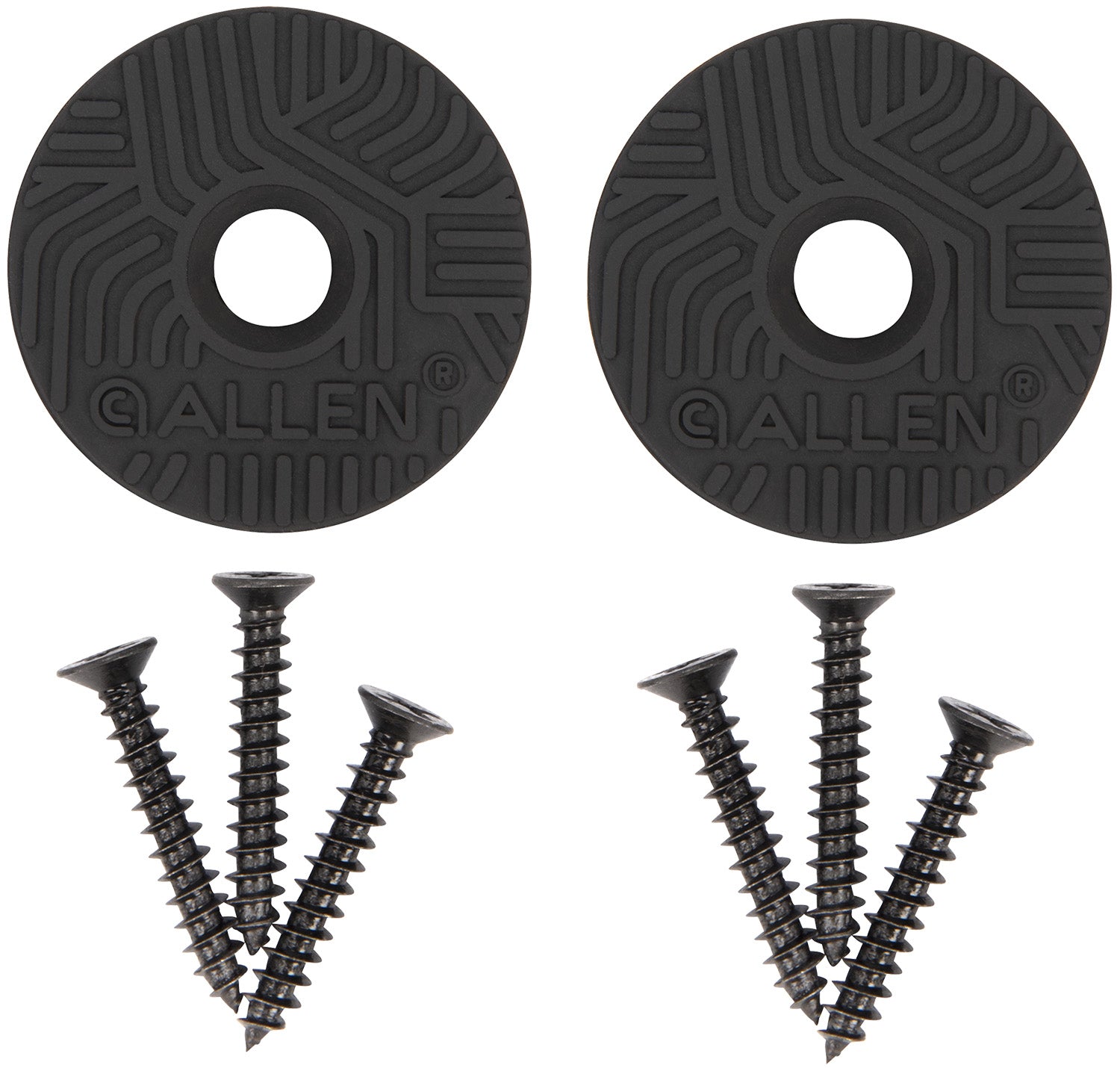 Allen 5649 2-Pack Rare Earth Disc Magnets Black Coated Screw-Mount for Firearms and Tools