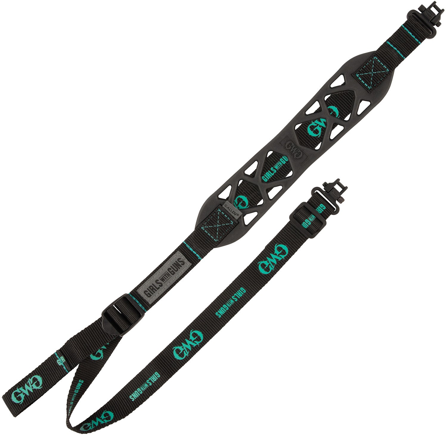 Girls With Guns 8274 Black Label Rubber Ergonomic Rifle Sling Adjustable 22.5" to 39"