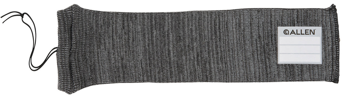 Allen 13170 Gray Knit Handgun Sock 14" with Silicone Treatment & Custom ID Labeling