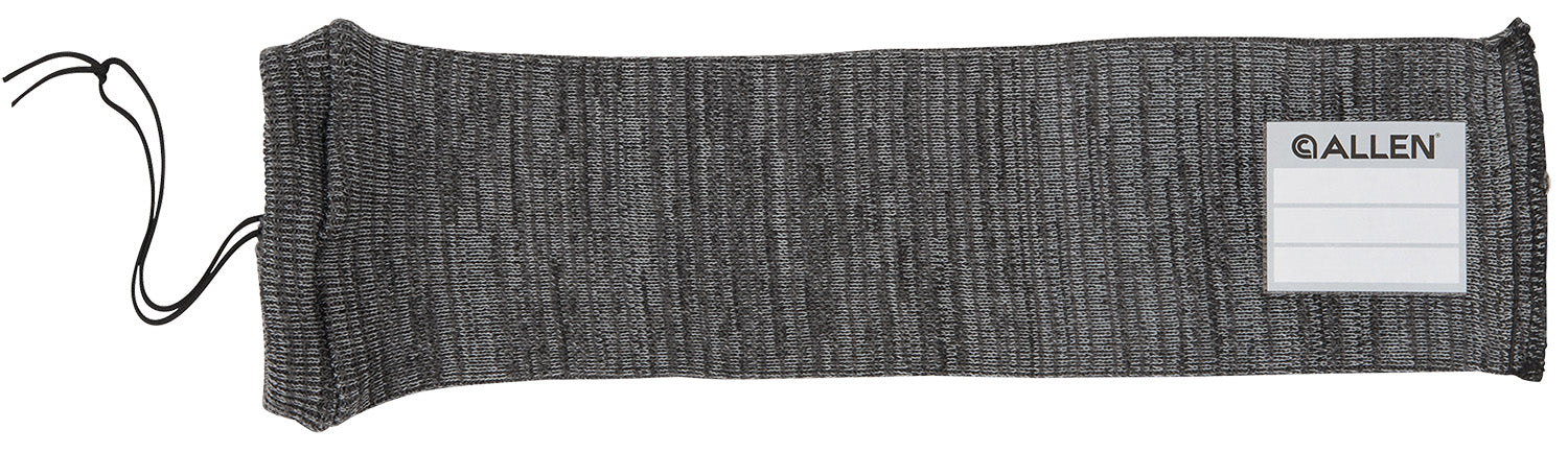 Allen 13170 Gray Knit Handgun Sock 14" with Silicone Treatment & Custom ID Labeling