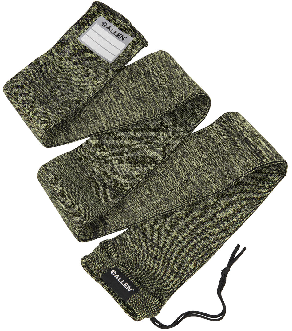 Allen 13171 Green Knit Gun Sock 52" Silicone Treated for Scoped Rifles and Shotguns with ID Label