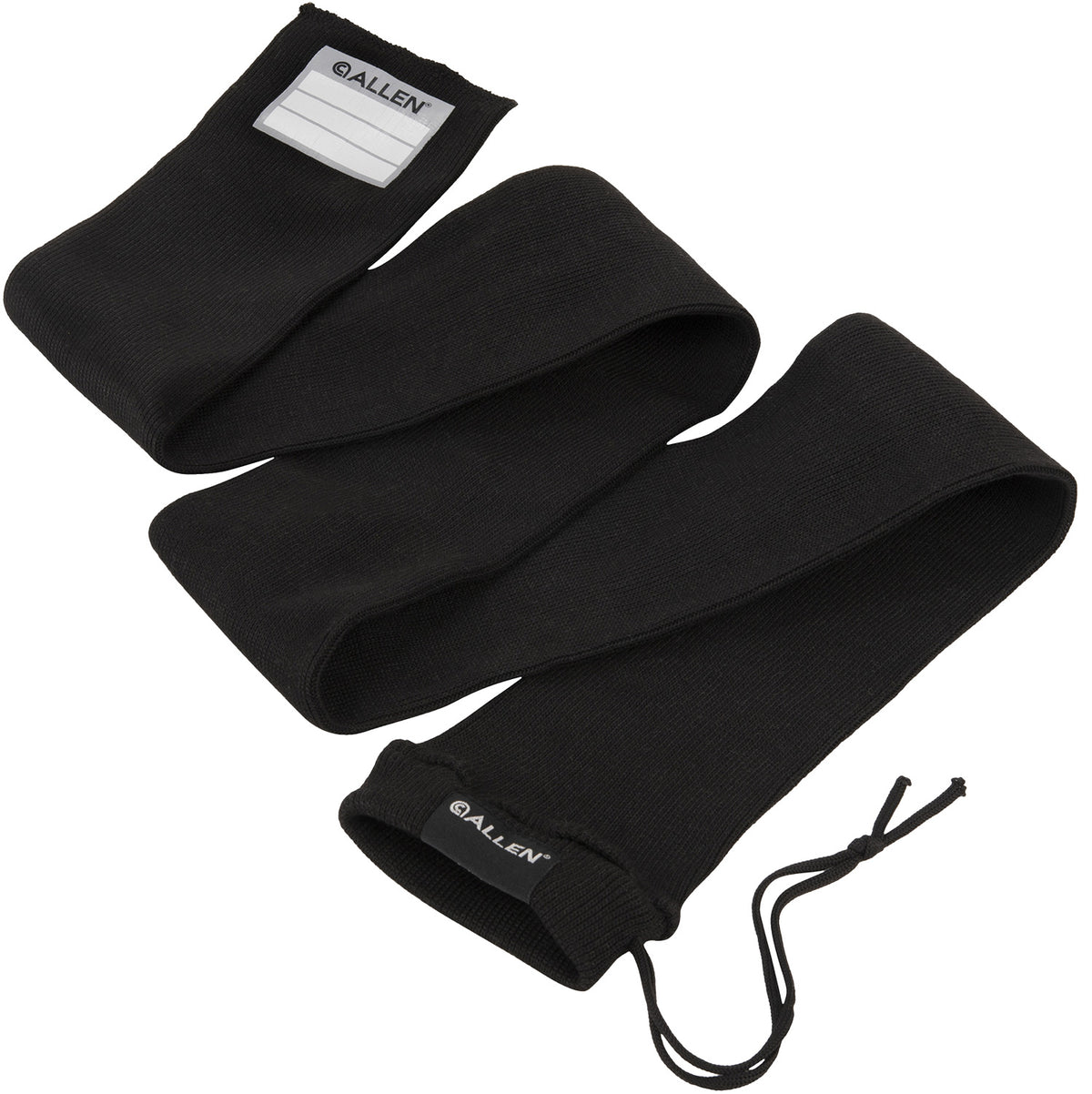Allen 13173 Black Knit Gun Sock 52" Silicone Treated for Scoped Rifles and Shotguns with ID Label