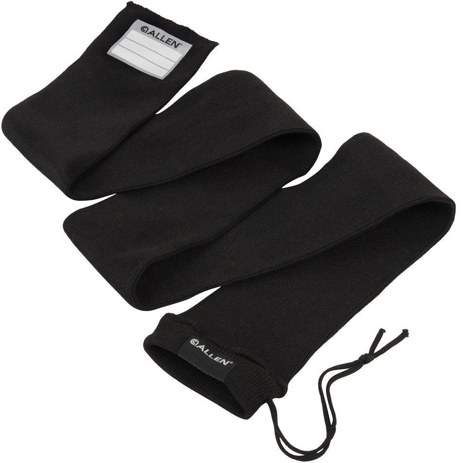 Allen 13173 Black Knit Gun Sock 52" Silicone Treated for Scoped Rifles and Shotguns with ID Label